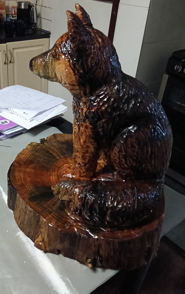 Husky Sculpture 2