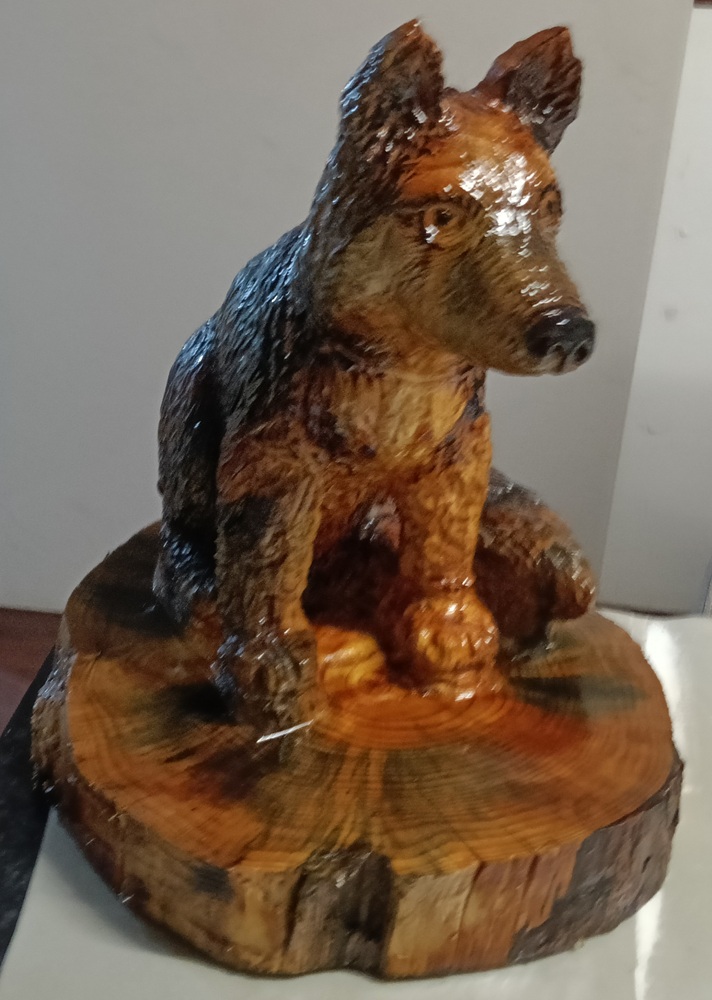 Husky Sculpture 3